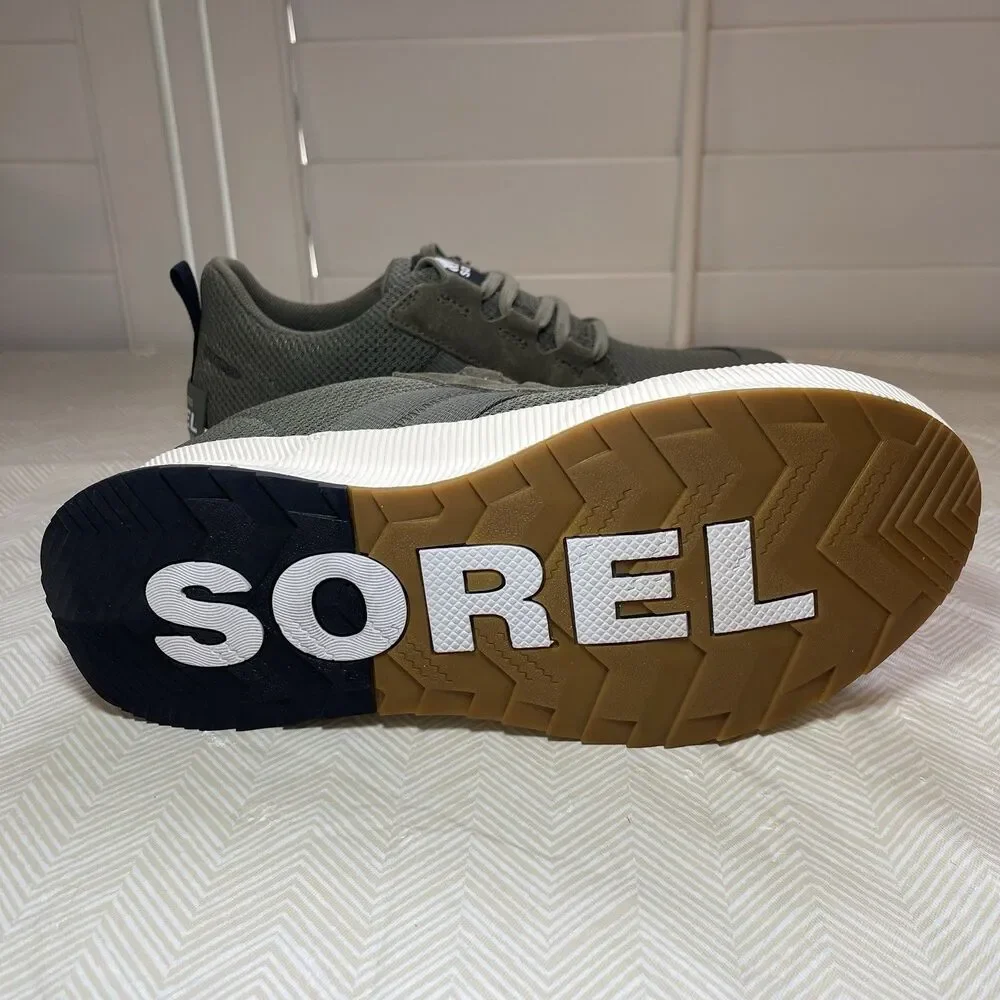Sorel Shoes Womens 10.5 Out N About III Low Sneakers Waterproof Green NL4860-397